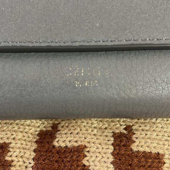 Celine Large Flap Multifunction gray taupe wallet - Picture 2 of 10